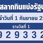 ตรวจลอตเตอรี่วันที่ 1 กันยายน 2565